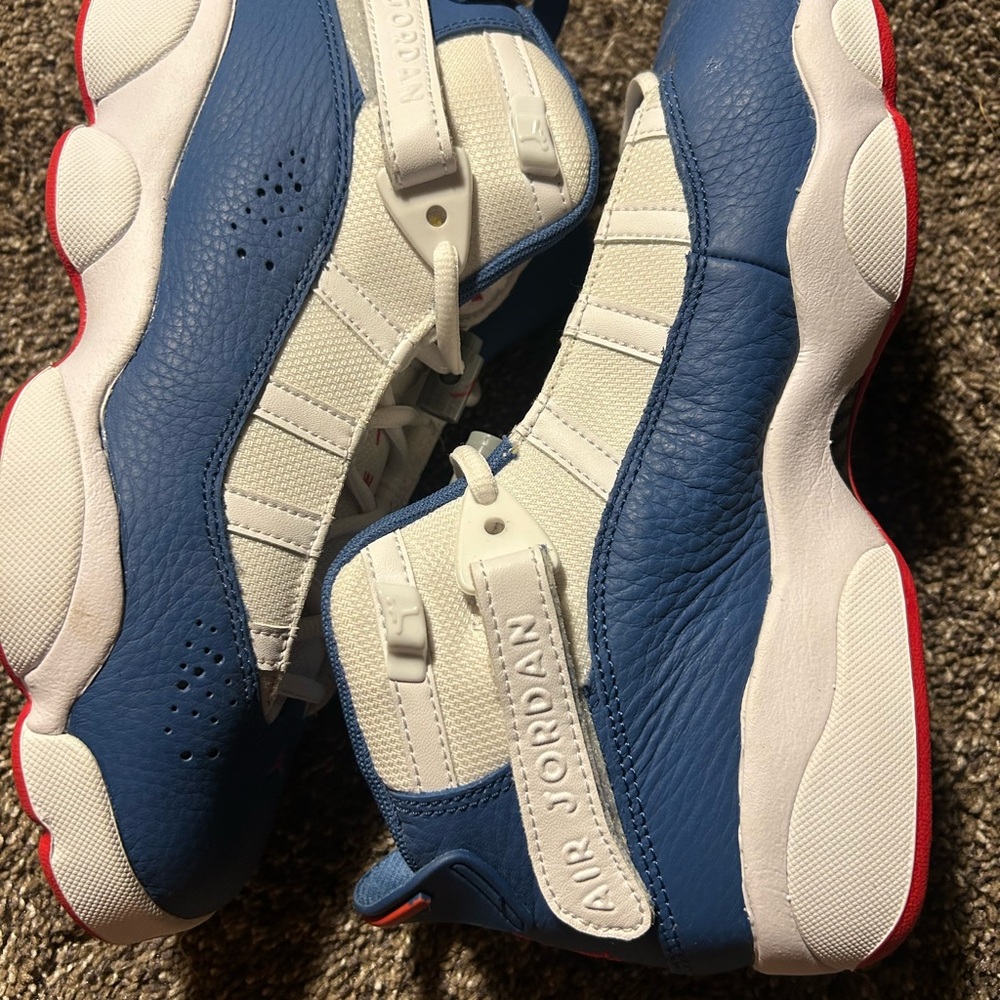 Jordan Kids Blue and White Sneakers